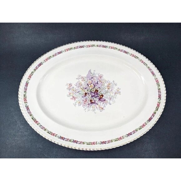 Johnson Bros Old English Queens Bouquet EUC 84 Pc Dinner, Tea & Serving! OBO- - Picture 2 of 15